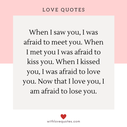 Love quotes for her. Cute love quotes for your girlfriend. She will love these sweet and romantic love quotes.